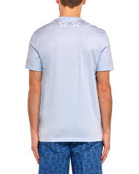 T-shirt imprimé bleu clair Givenchy