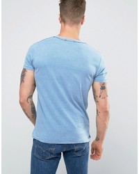 T-shirt imprimé bleu clair Scotch & Soda