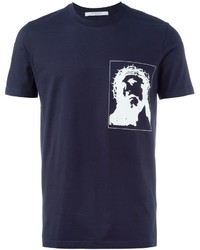 T-shirt imprimé bleu marine Givenchy