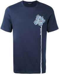 T-shirt imprimé bleu marine Michael Kors
