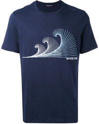T-shirt imprimé bleu marine MICHAEL Michael Kors