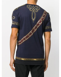 T-shirt imprimé bleu marine Dolce & Gabbana
