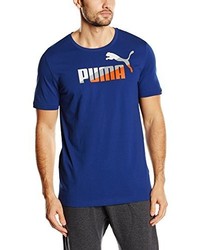 T-shirt imprimé bleu marine Puma