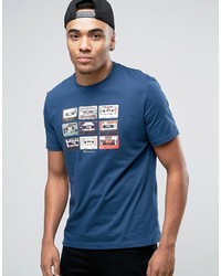 T-shirt imprimé bleu Ben Sherman