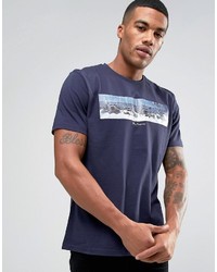 T-shirt imprimé bleu Ben Sherman