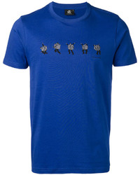 T-shirt imprimé bleu Paul Smith