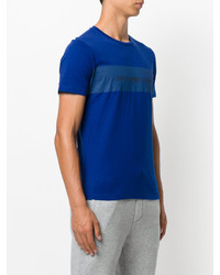 T-shirt imprimé bleu Emporio Armani