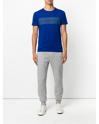 T-shirt imprimé bleu Emporio Armani