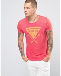 T-shirt imprimé fuchsia Scotch & Soda