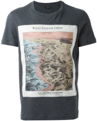 T-shirt imprimé gris foncé Belstaff