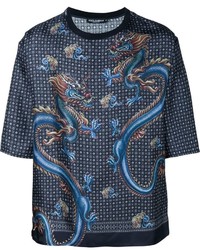 T-shirt imprimé gris foncé Dolce & Gabbana