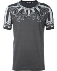 T-shirt imprimé gris foncé Dolce & Gabbana