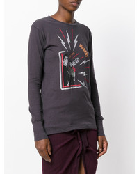 T-shirt imprimé gris foncé Etoile Isabel Marant