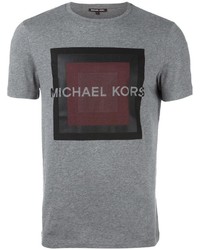 T-shirt imprimé gris foncé Michael Kors