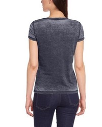 T-shirt imprimé gris foncé Tom Tailor Casual