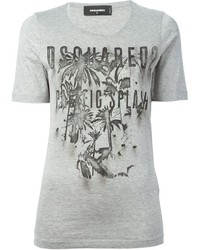 T-shirt imprimé gris