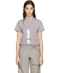 T-shirt imprimé gris A-Cold-Wall*