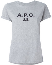 T-shirt imprimé gris A.P.C.