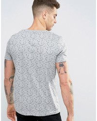 T-shirt imprimé gris Bellfield