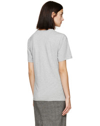 T-shirt imprimé gris MCQ