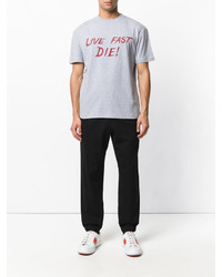 T-shirt imprimé gris McQ