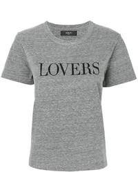 T-shirt imprimé gris Amiri