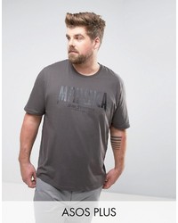 T-shirt imprimé gris Asos