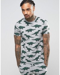 T-shirt imprimé gris Asos