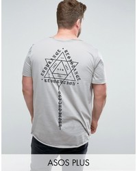 T-shirt imprimé gris Asos