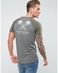 T-shirt imprimé gris Asos