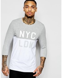 T-shirt imprimé gris Asos