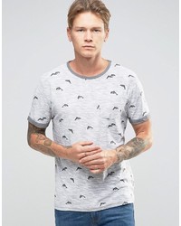 T-shirt imprimé gris Bellfield