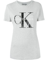 T-shirt imprimé gris Calvin Klein Jeans