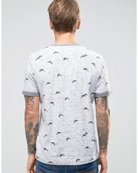 T-shirt imprimé gris Bellfield