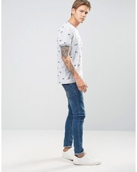 T-shirt imprimé gris Bellfield