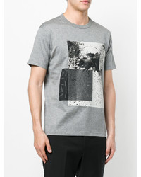 T-shirt imprimé gris Emporio Armani