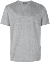 T-shirt imprimé gris Emporio Armani