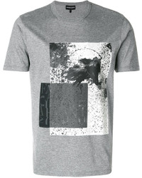 T-shirt imprimé gris Emporio Armani