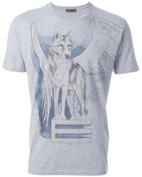 T-shirt imprimé gris Etro