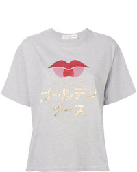 T-shirt imprimé gris Golden Goose Deluxe Brand