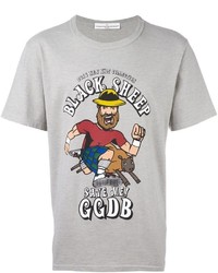 T-shirt imprimé gris Golden Goose Deluxe Brand