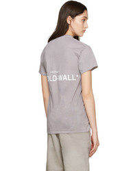 T-shirt imprimé gris A-Cold-Wall*