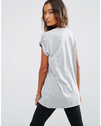 T-shirt imprimé gris Asos