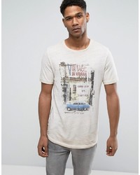 T-shirt imprimé gris Jack and Jones