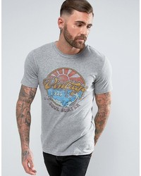 T-shirt imprimé gris Jack and Jones