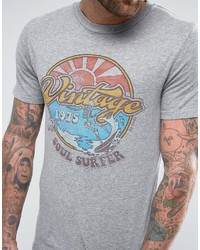 T-shirt imprimé gris Jack and Jones