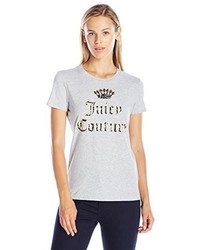 T-shirt imprimé gris Juicy Couture