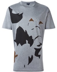 T-shirt imprimé gris Lanvin