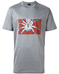 T-shirt imprimé gris Lanvin