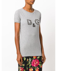 T-shirt imprimé gris Dolce & Gabbana